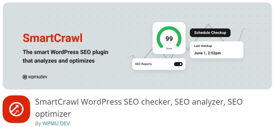 Free WordPress Plugin: SmartCrawl WordPress SEO checker, SEO analyzer, SEO optimizer