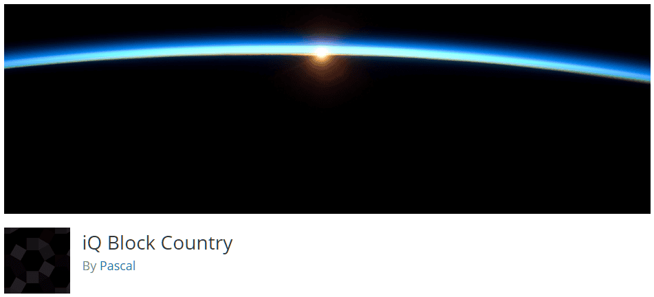 Free WordPress Plugin: iQ Block Country