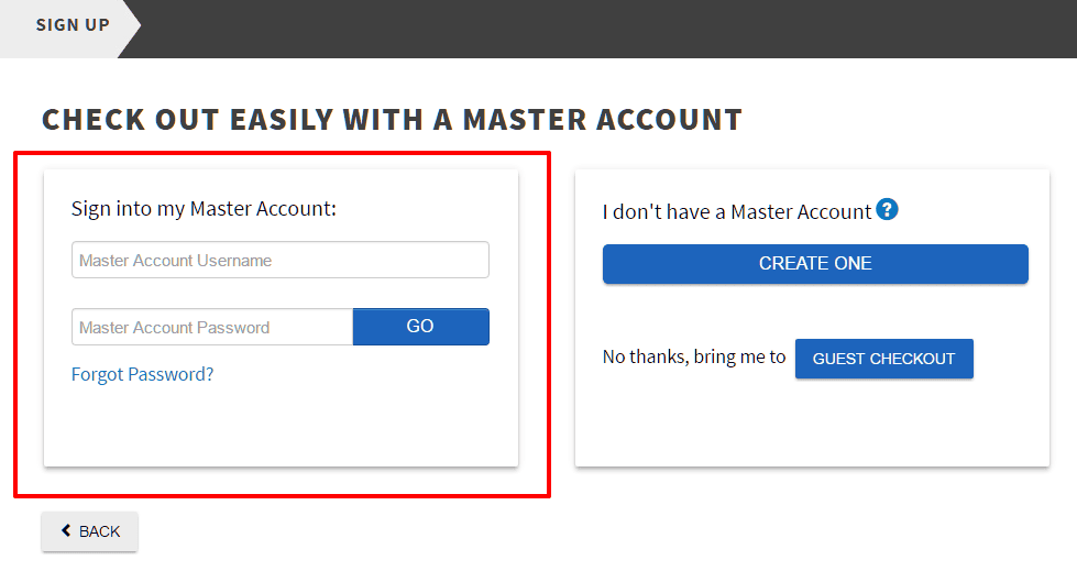 Doteasy Master Account sign up