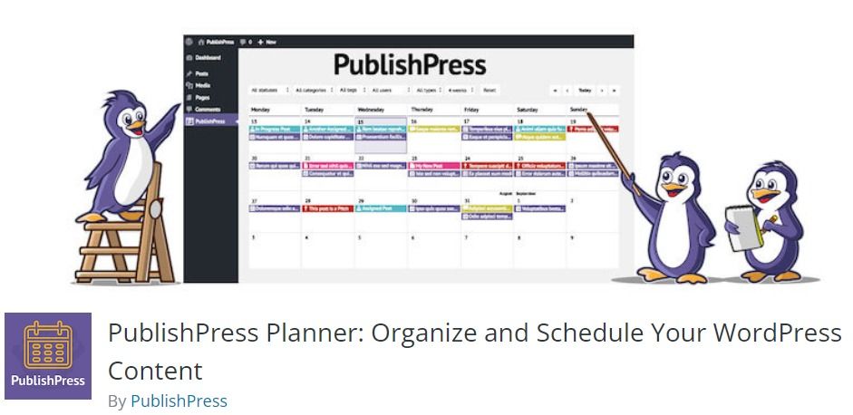 Free WordPress Plugin: PublishPress Planner