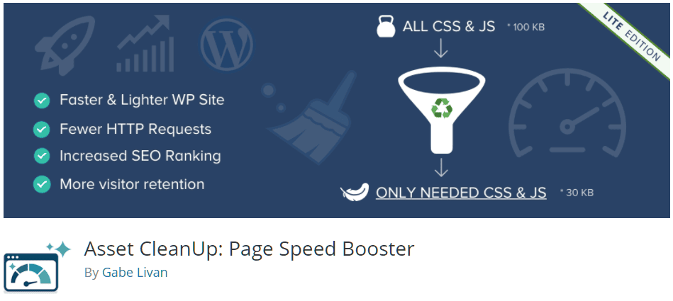 Free WordPress Plugin: Asset CleanUp: Page Speed Booster