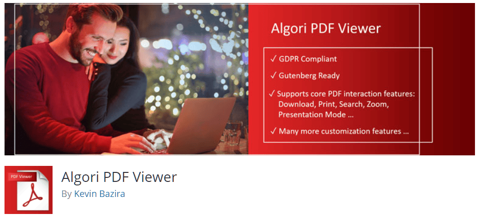 Free WordPress Plugin: Algori PDF Viewer