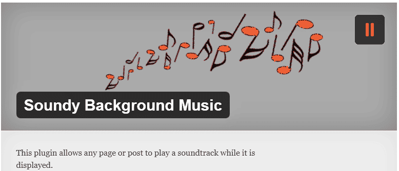 Free WordPress Plugin: Soundy Background Music
