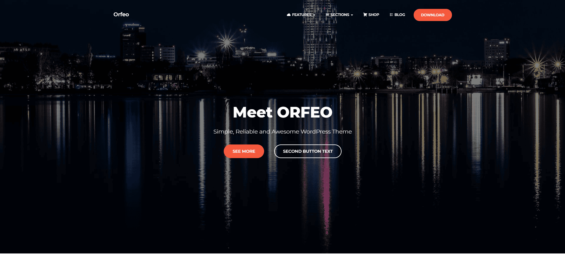 Free WordPress Theme: Orfeo