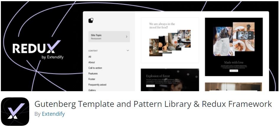 Free WordPress Plugin: Gutenberg Template and Pattern Library & Redux Framework