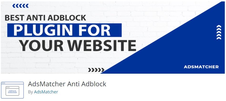 Free WordPress Plugin: AdsMatcher Anti Adblock