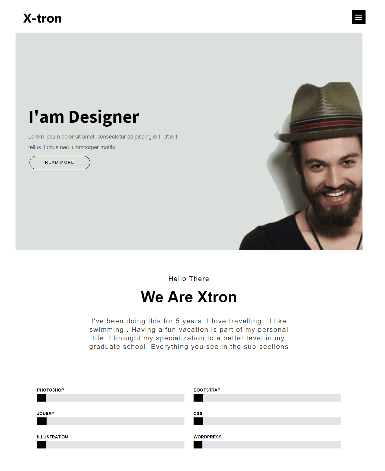 Free WordPress Theme: Xtron