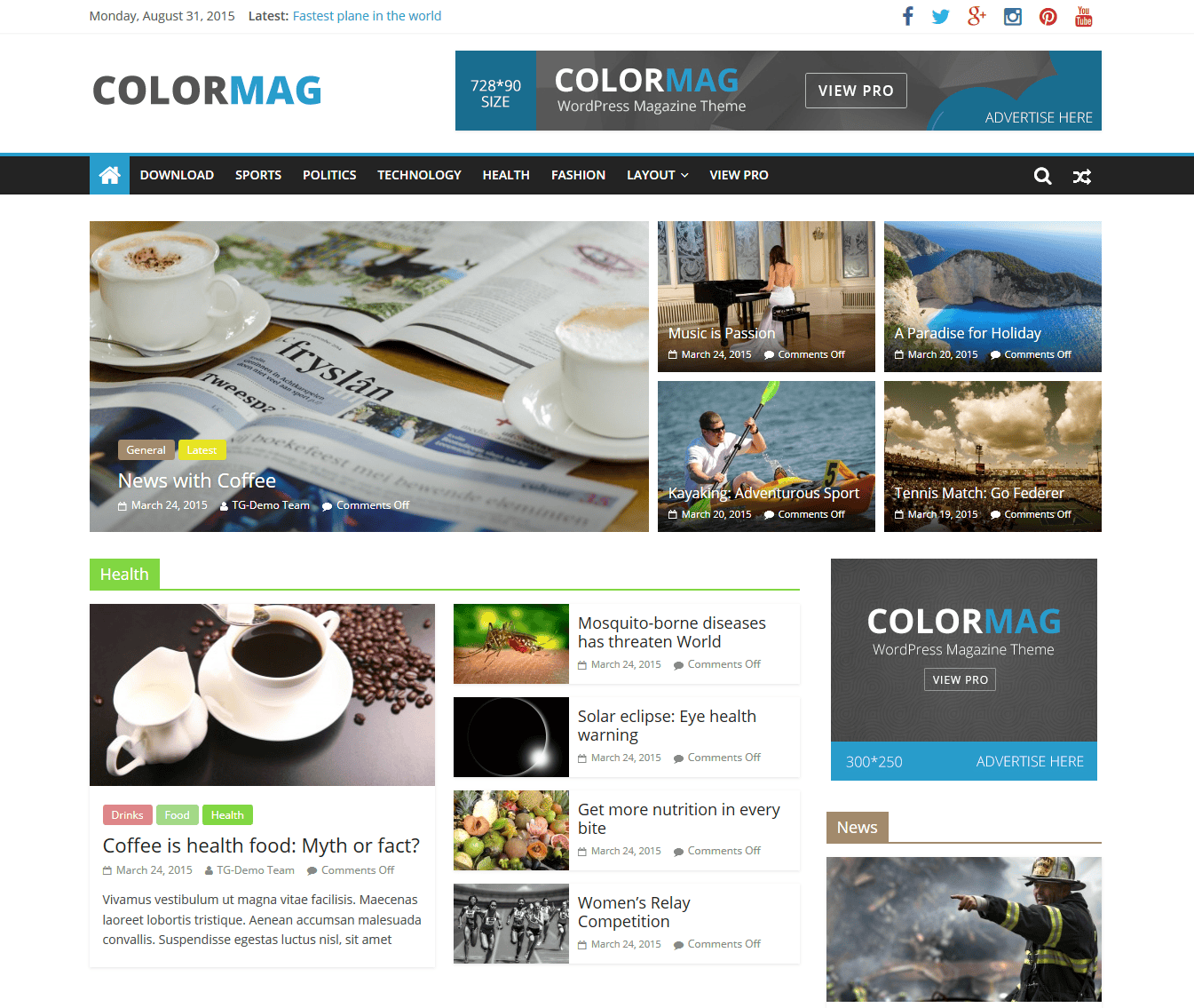 Free WordPress Theme: ColorMag