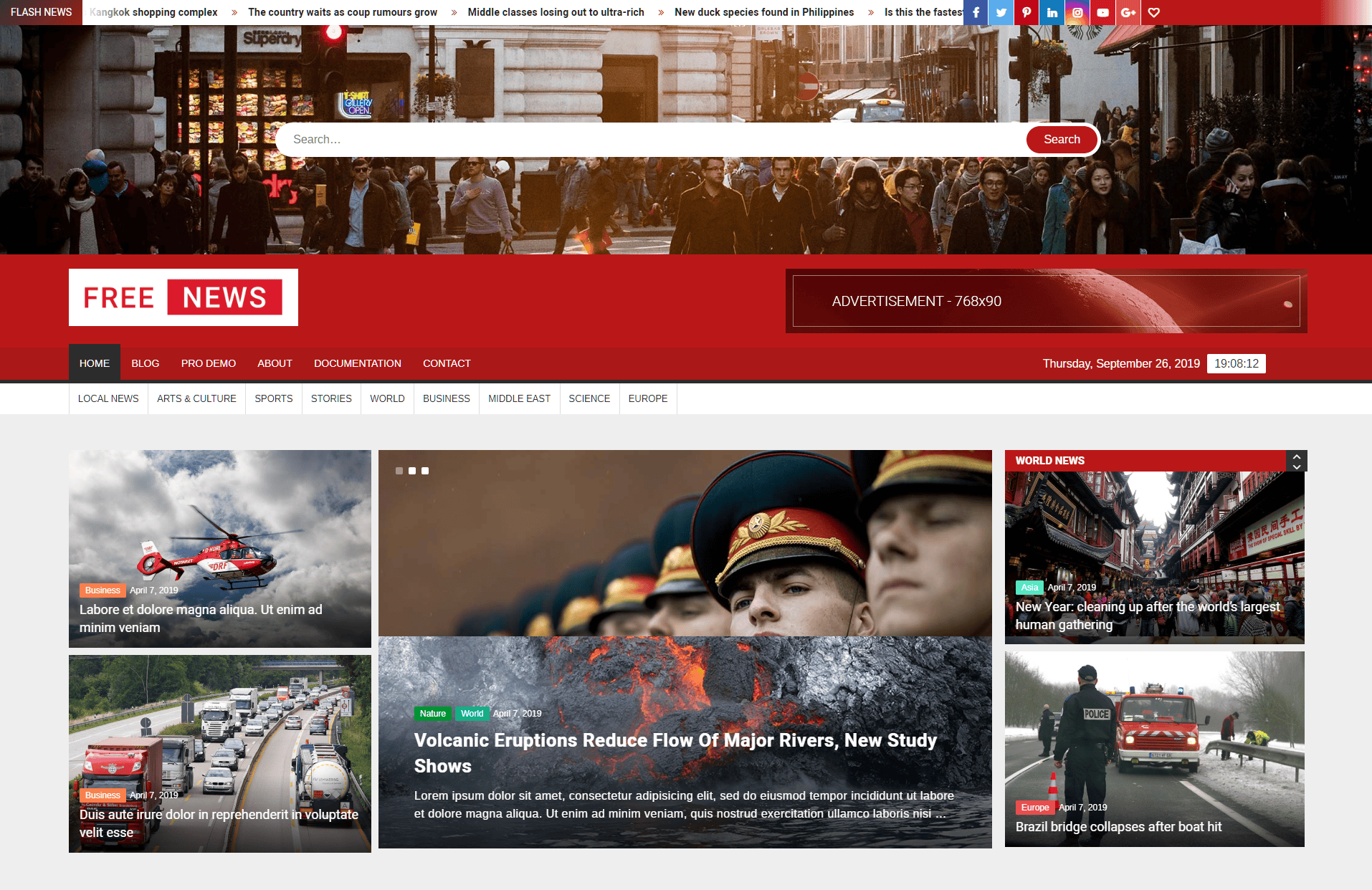 Free WordPress Theme: FreeNews