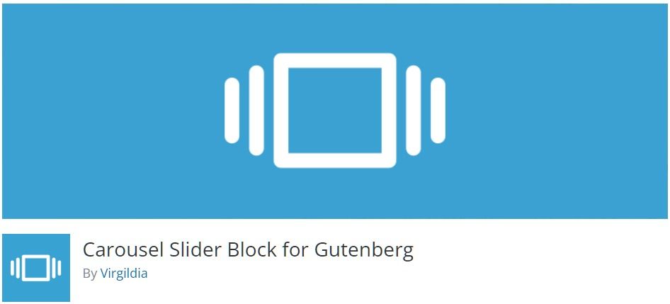 Free WordPress Plugin: Carousel Slider Block for Gutenberg