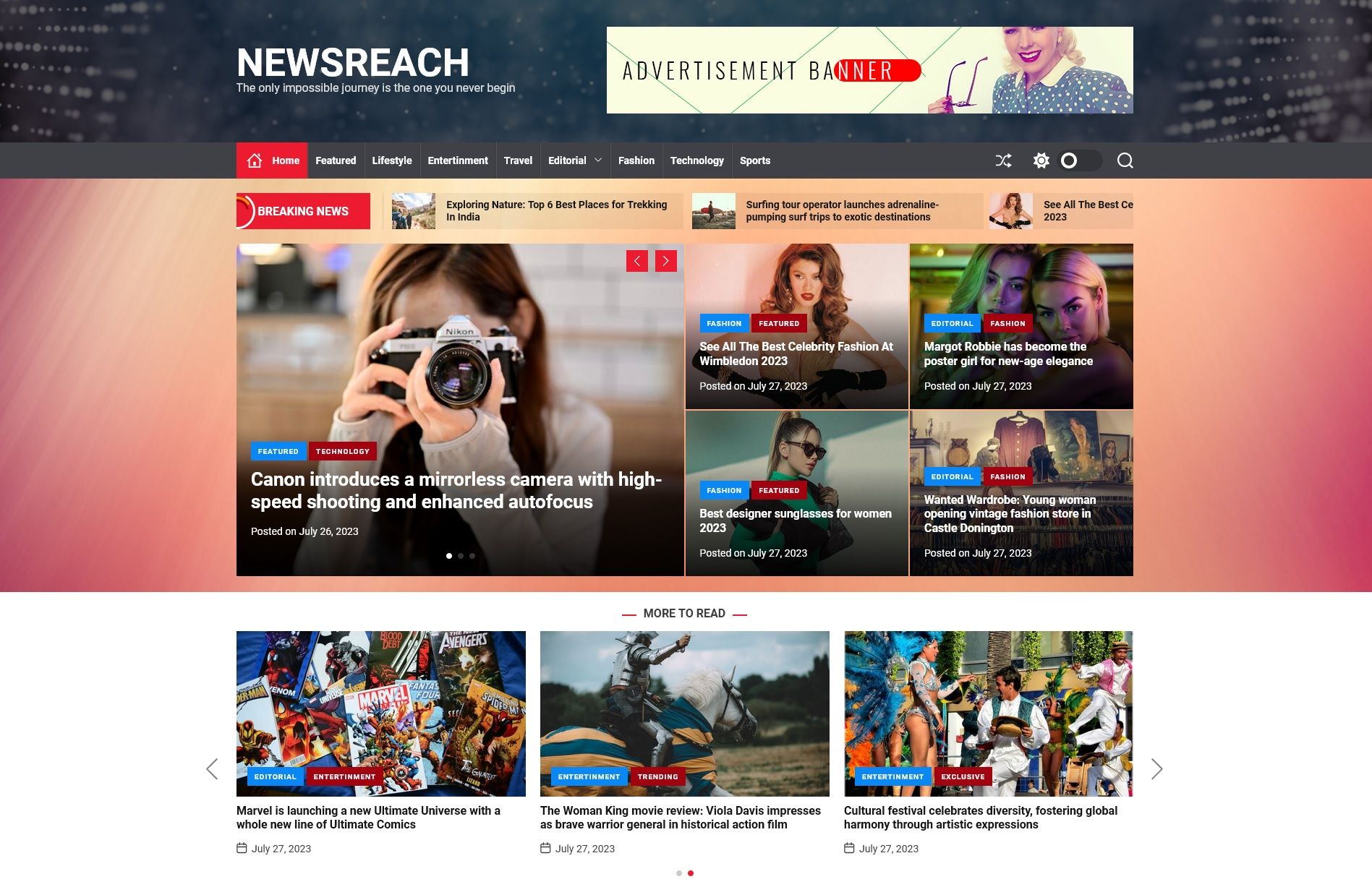 Free WordPress Theme: NewsReach