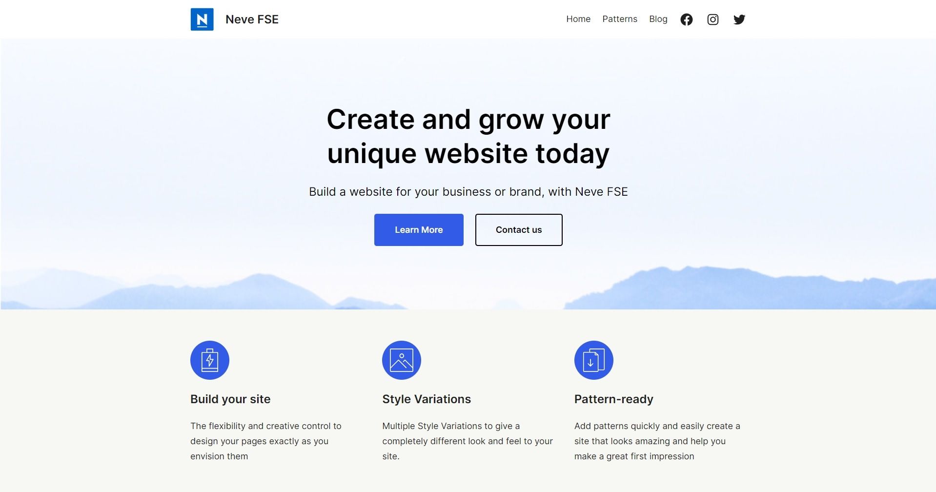 Free WordPress Theme: Neve FSE